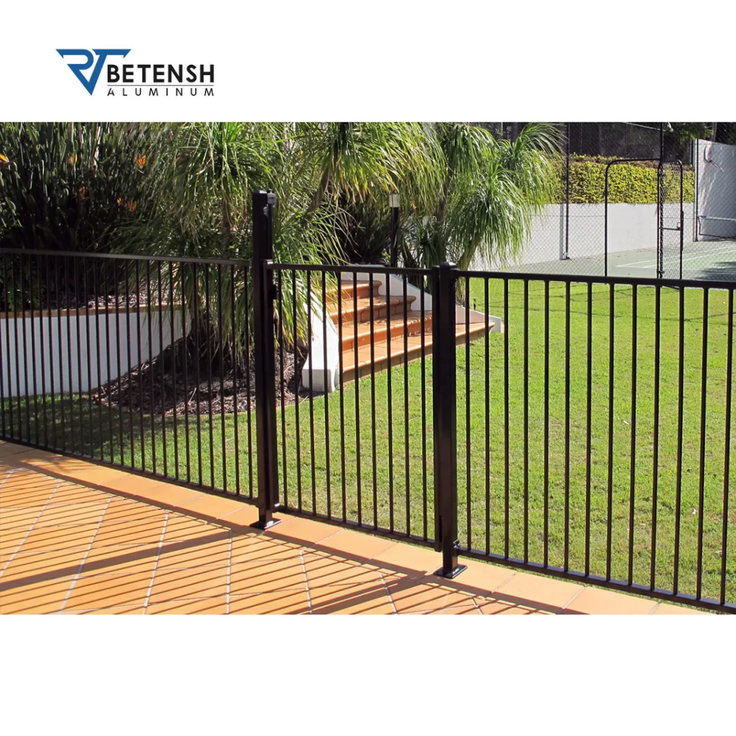 High Quality New Design Grill Decorative Versatility Security Power Coated Best Selling Aluminum Garden Fence for Residential/Courtyard